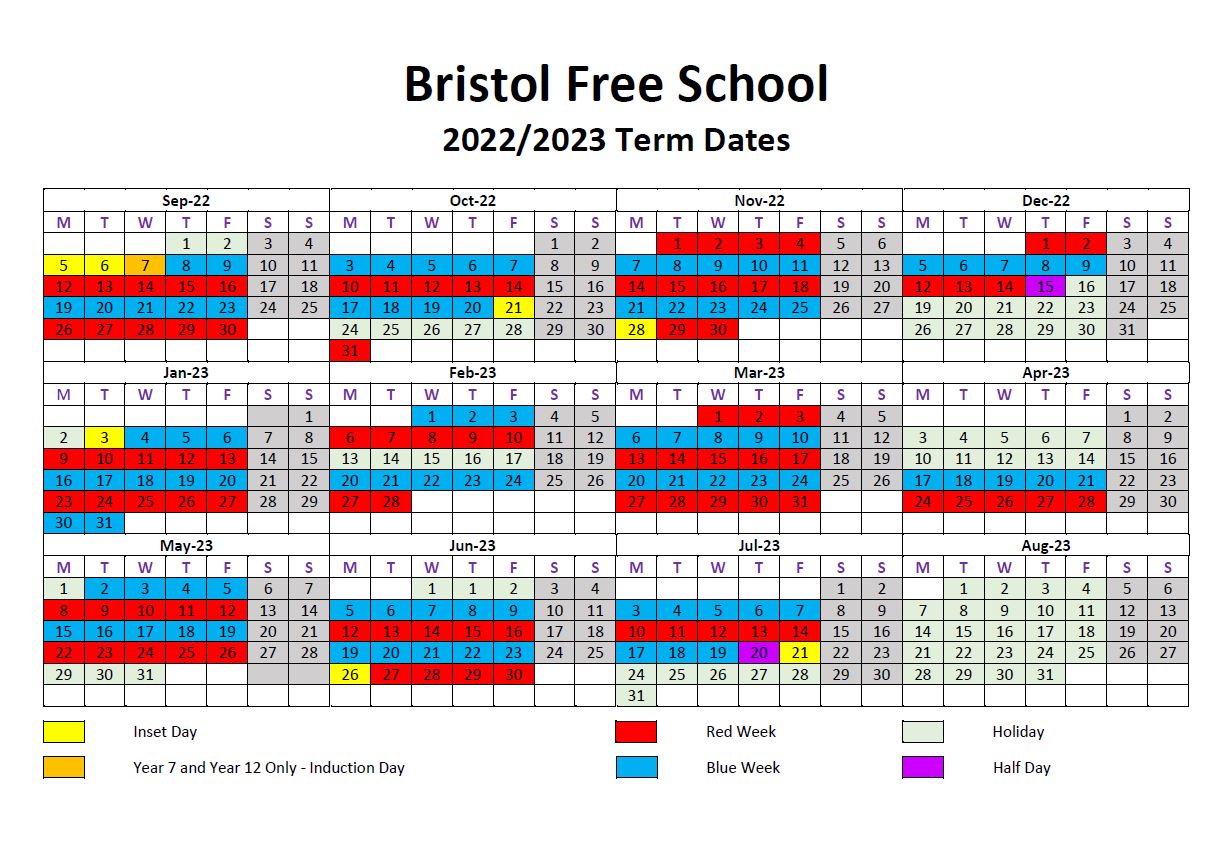 Knox College Calendar 2023 24 Bristol Free School